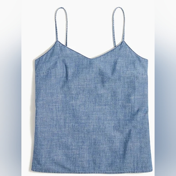 NWT J. Crew chambray camisole - Picture 3 of 7